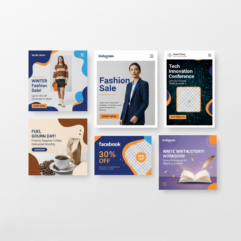 تصميم بوستات سوشال ميديا احترافية وقابلة للتعديل على Canva